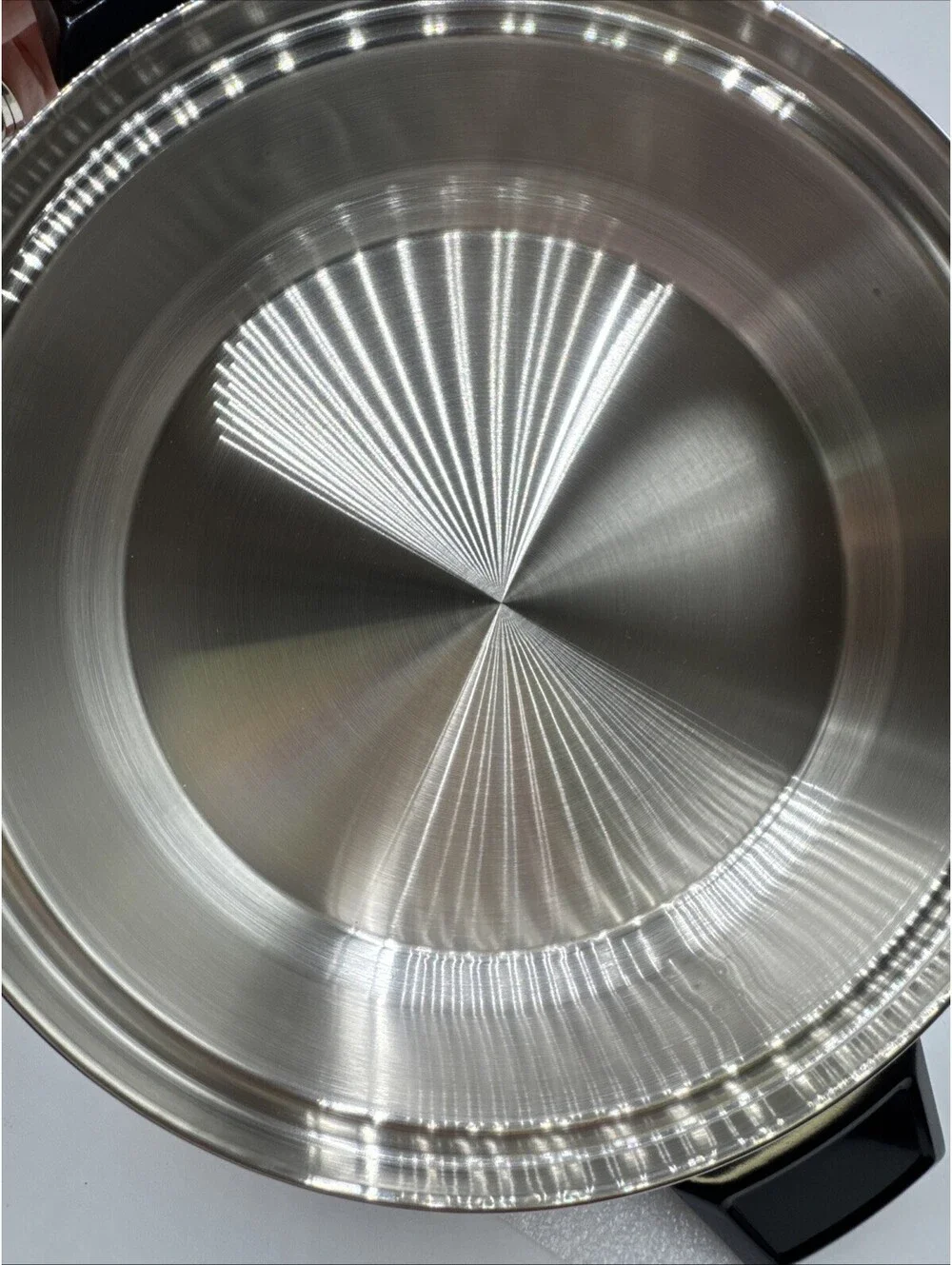Vintage Kitchen Craft Stainless Steel West Bend Pan Skillet Unused 10.75” X 2.5”